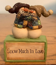 Blossom Bucket Figurine Suzi Skoglund Snowman Snow Much In Love Figure picture