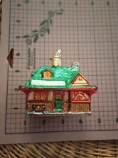 Old World Christmas Train Depot Glass Ornament picture
