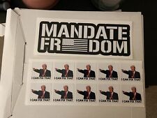 TRUMP Stickers And Mandate Freedom Sticker Pack- Limited Edition picture