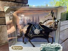 Breyer New 2023 Holiday Christmas Horse HIGHLANDER Warmblood IN HAND picture