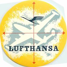 Deutsche LUFTHANSA / LUFT HANSA - Great Old Airline Luggage Label, c. 1955 picture