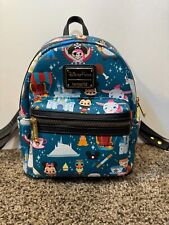 Loungefly DISNEY PARKS Chibi SNACKS, CHARACTERS & ATTRACTIONS Mini Backpack picture