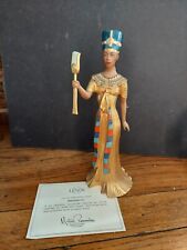 Lenox Egyptian Figurine Queen Nefertiti With COA 24karat picture