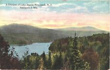 Newcomb New York A Glimpse of Lake Harris Adirondack Mountains Postcard picture