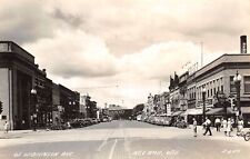 J70/ Neenah Wisconsin RPPC Postcard c40-50s Wisconsin Ave Stores 37 picture
