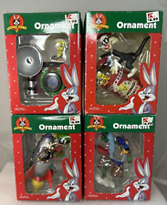 VTG Lot 4 Matrix Looney Tunes Christmas Ornaments Tweety Sylvester Marvin Road R picture
