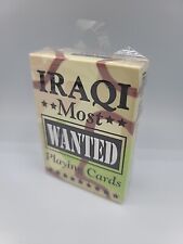 Iraqi Most Wanted Playing Cards Deck Original Unopened Bicycle Iraq War - Sealed picture