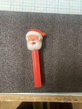 USED Vtg. PEZ SANTA CLAUS  DISPENSER NO FEET EYES CLOSED Made In Austria. NICE picture