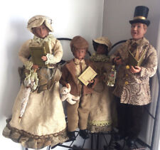 Vintage, *RARE* Victorian, Set Of 4, Deluxe Carollers, 18