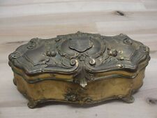 ANTIQUE VICTORIAN W.B. CO. WEIDLICH BROTHERS TRINKET JEWELRY BOX #357 picture
