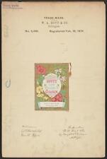 Trademark registration by W. A Hoyt & Co. for New Floral brand Cologne picture