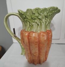 Fitz & Floyd Carrot Bunch Pitcher picture