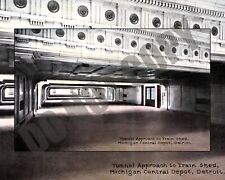 Tunnel Corridor To Train Shed Michigan Central Railroad Station 8x10 Photo picture