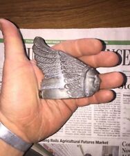 Indian Motorcycles PaperWeight Solid Metal 3/4lb Collector Man Cave Mechanic picture