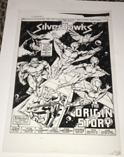 Silver Hawks Origin Story Coolest intro Page Astonish Production Art Acetate picture