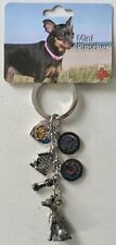 Little Gifts Mini Pinscher I Love My Dog / Best In Show Keychain with Charms NEW picture
