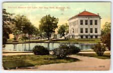Everhart Museum And Lake Nay Aug Park Scranton Pennsylvania Vtg Postcard BAS-3 picture
