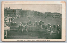 Postcard, National Soldier's Home, Leavenworth, Kansas, KS, Posted 1912, People picture
