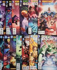 Earth 2: Society 1-8 10 12-15 DC Comic Book Lot Superman Batman KEY Abnett 2015 picture