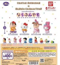 Crayon Shin-Chan Sanrio Characters Narabundsu All 10 Types Set Gacha Capsule toy picture