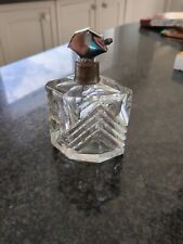 Art Deco Original Cut Glass Perfume Bottle Atomiser. French? Unmarked  picture