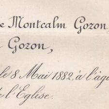 Gabrielle Marie Adolphe De Montcalm Gozon Marquise Victor De Montcalm Gozon 1882 picture