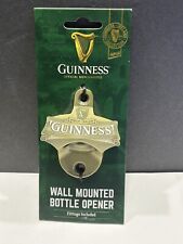 Guinness Beer Wall Mounted Bottle Opener w Hardware - Ireland Souvenir - New picture