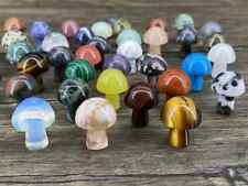 Wholesale 50pcs Mix Natural Quartz Crystal mini mushrooms Carved Healing gifts picture