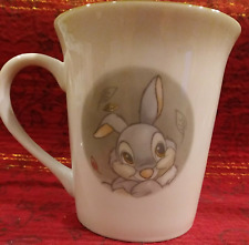 DISNEY Thumper Laugh everyday Gold Rimmed Cup Mug Collectible  NEW picture