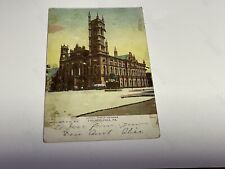 Masonic Temple 1906 Exterior Philadelphia Pa  Postcard Glitter Lines Color picture