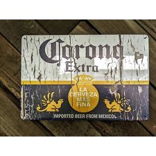 Corona Vintage Style Sign - Corona Sign with Distresses-Looking Graphic picture