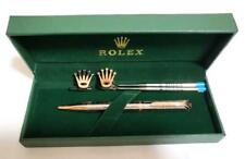 Rolex Ballpoint pen cufflink set with 2 refills and Box New and Sealed Rare JPN picture