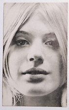 Marianne Faithful Black & White Arcade Exhibit Portrait Card 5.5 x 3.5 #3A picture