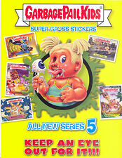 GARBAGE PAIL KIDS ANS SERIES 5 2006 TOPPS PROMO PROMOTIONAL SELL SALE SHEET picture