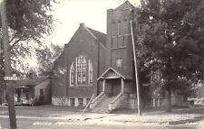 Albia IA United Presbyterian Church (Westover Center, PsyD) Neighbor RPPC 1940s picture