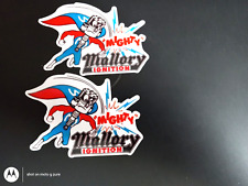 Mallory Ignition Stickers Sold In Lots Of (2) At $7.85 With  picture