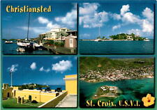 Christiansted, St. Croix, U.S. Virgin Islands, picturesque harbor, Postcard picture