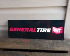 GENERAL TIRE Metal Sign ADVERTISING Garage Shop MECHANIC 4x12 50102 picture
