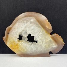 441g Natural crystal mineral specimens agate cave hand-carved the fish gift picture