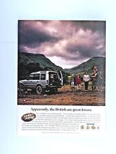 Land Rover 1997 VTG The British Are Great Lovers Original Print Ad picture