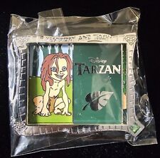 Disney WDW Tarzan Yesterday & Today LE 250 Slider Pin 20 Years Trading Pin picture