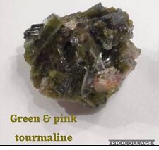 Green & Pink Verdelite Tourmaline Specimen From The Chia Mine Brasil - new picture