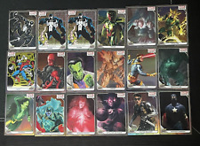 Marvel Platinum lot of 28 Rainbow Parallel cards- Spider-Man, Venom picture