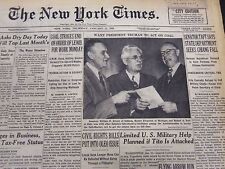 1950 JANUARY 12 NEW YORK TIMES - COAL STRIKES END ON ORDER OF LEWIS - NT 5140 picture