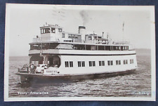 RP Astoria Oregon Ferry Boat 1954 Postcard & Cancel picture