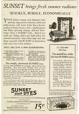 1923 SUNSET Soap Dyes Vintage Print Ad 2 picture