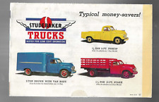 Original 1950 Studebaker Trucks Mailing Brochure Steffen Motor Sales Bluffton IN picture