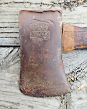 Antique Early Large Label E. C. SIMMONS KEEN KUTTER HATCHET MADE IN USA Axe picture