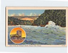 Postcard Great Gorge and Whirlpool Rapids Niagara Falls Canada picture