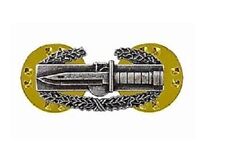 COMBAT ACTION BADGE CAB SMALL MINI Miniature Military US ARMY Hat Oxidized Pin picture